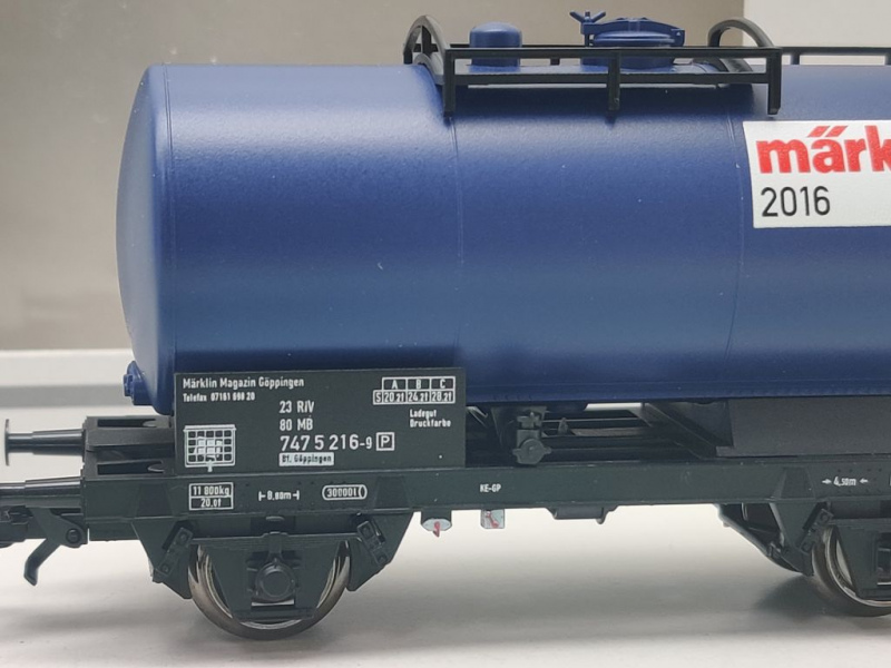 Märklin H0 AC 48516 Kesselwagen "Märklin Magazin 2016" / NEM / MB / OVP