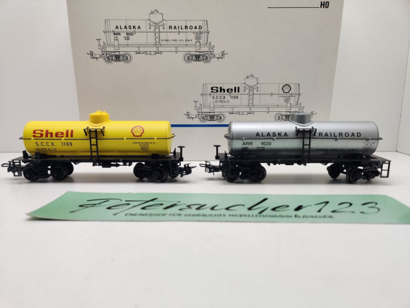 Märklin H0 AC 4861 Kesselwagen-Set "Alaska" / Shell & ARR / OVP weiß
