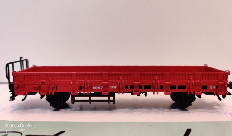 Märklin H0 AC 48611 Niederbordwagen "1.FC Märklin" o. Campingbus / JW 2011 / NEM