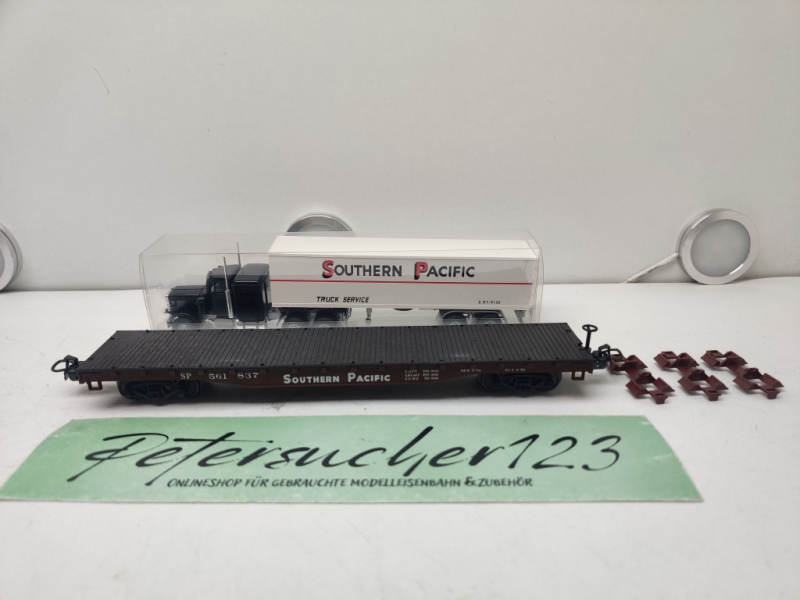 Märklin H0 AC 4863 Rollende Landstraße / LKW / Southern Pacific 561 837