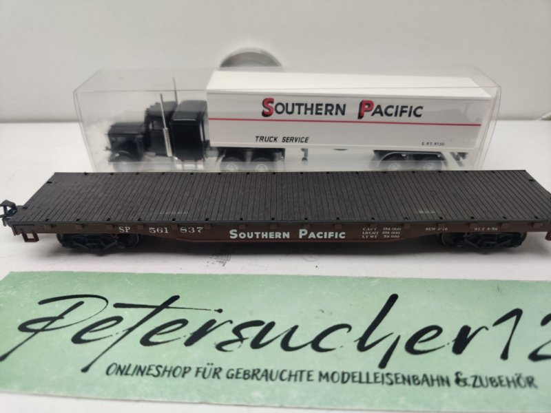 Märklin H0 AC 4863 Rollende Landstraße / LKW / Southern Pacific 561 837
