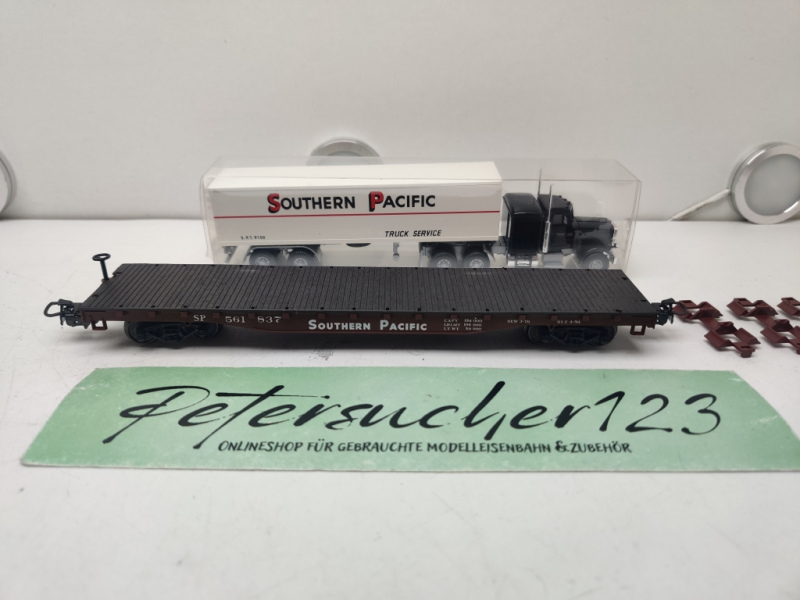 Märklin H0 AC 4863 Rollende Landstraße / LKW / Southern Pacific 561 837