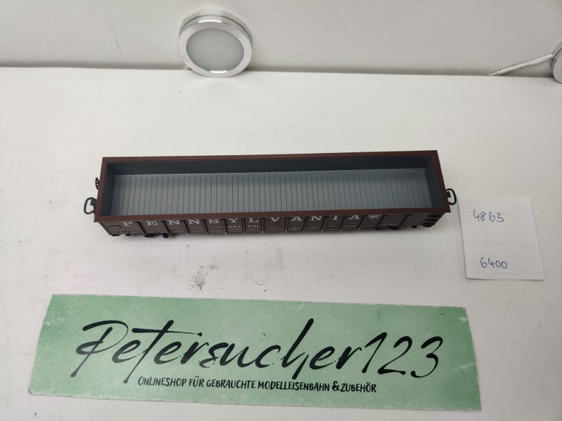 Märklin H0 AC 4863 offener Güterwagen Pennsyl Vania 345 231 / Braun