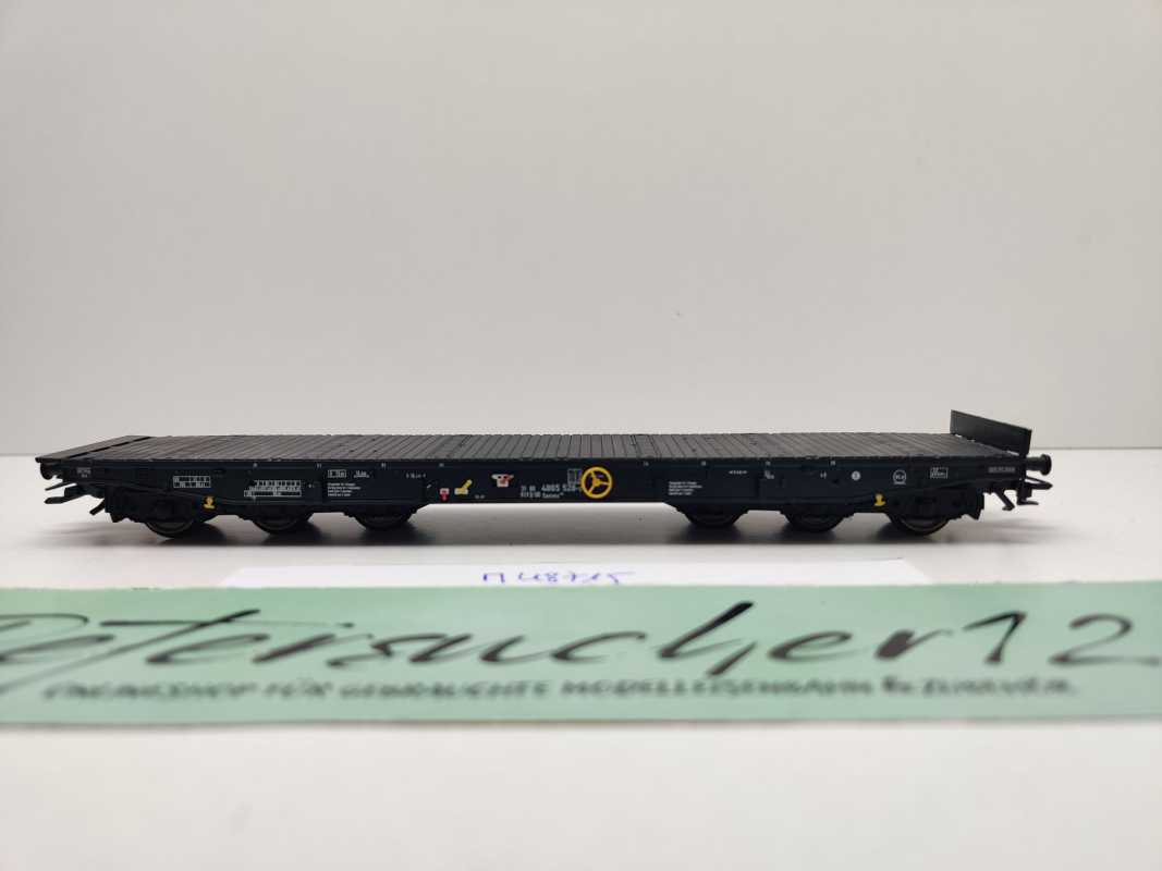Märklin H0 AC 48715 Tragwagen Samms709 / ohne Rungen ohne Ladung / NEM / DB