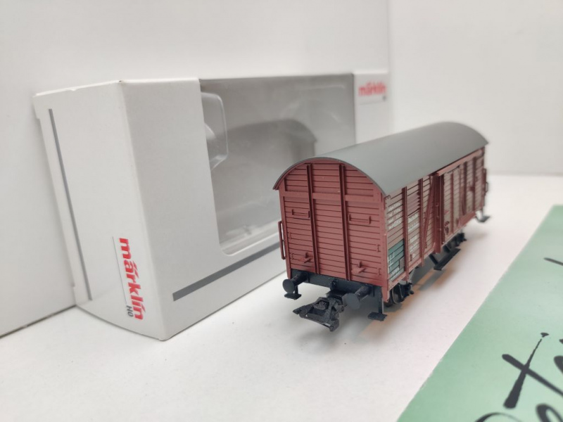 Märklin H0 AC 48750 Gedeckter Güterwagen / Gr / NEM / DRG / ErsatzVP weiß