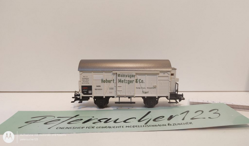 Märklin H0 AC 48754 Güterwagen m Brmshs "Weinwg Metzger" / JW 1999 / NEM / K.P.E.V.