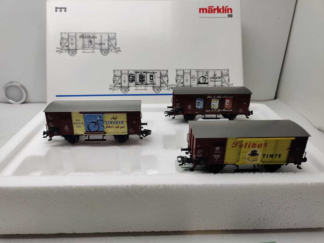 Märklin H0 AC 48783 / 3-teilige Güterwagen-Set „Wirtschaftswunder“ / Ep.III / OVP