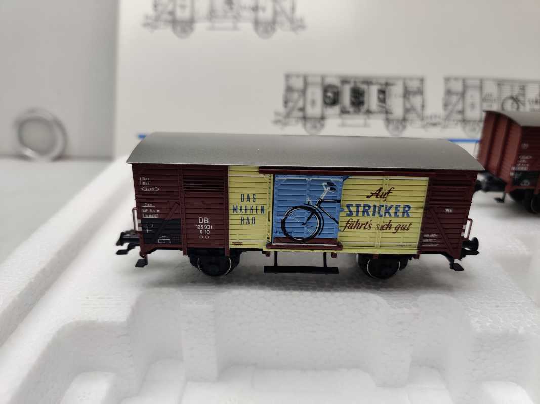 Märklin H0 AC 48783 / 3-teilige Güterwagen-Set „Wirtschaftswunder“ / Ep.III / OVP