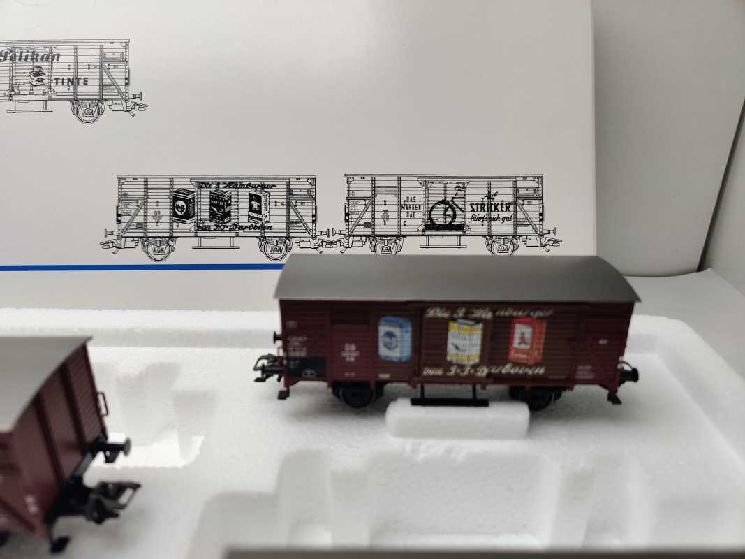 Märklin H0 AC 48783 / 3-teilige Güterwagen-Set „Wirtschaftswunder“ / Ep.III / OVP
