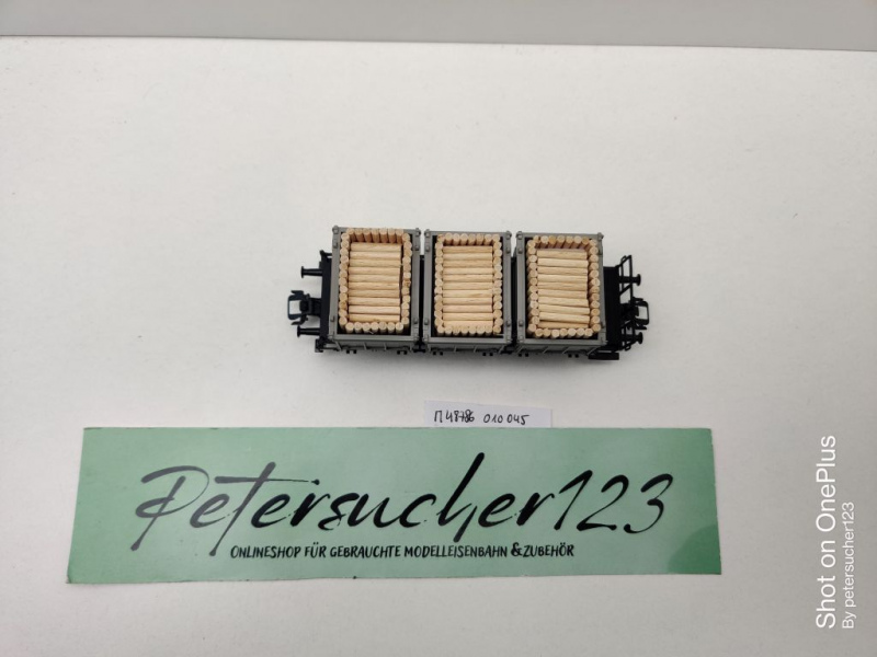 Märklin H0 AC 48786 1x Behältertragwagen aus Set / BTr 10 / NEM / DB