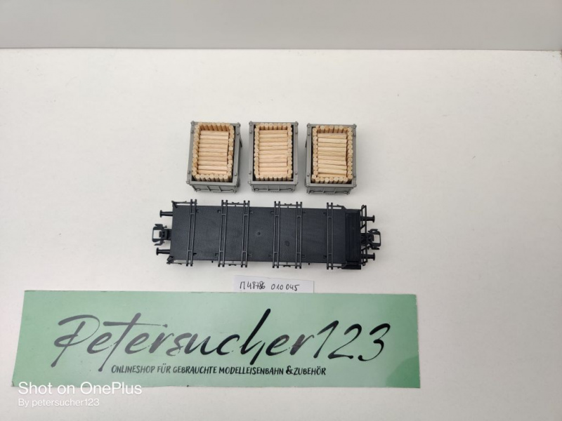 Märklin H0 AC 48786 1x Behältertragwagen aus Set / BTr 10 / NEM / DB