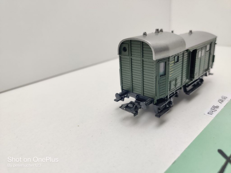 Märklin H0 AC 48786 1x Güterzug-Begleitwagen aus Set / Pwg / NEM / DB