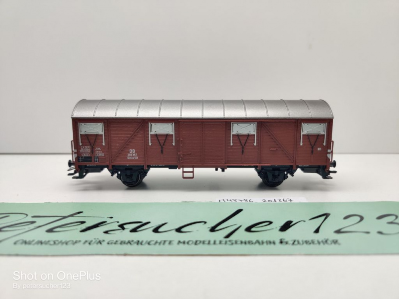 Märklin H0 AC 48786 1x ged. Güterwagen aus Set / Glmhs50 / NEM / DB