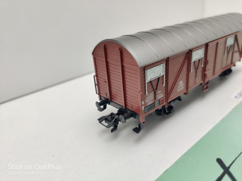 Märklin H0 AC 48786 1x ged. Güterwagen aus Set / Glmhs50 / NEM / DB