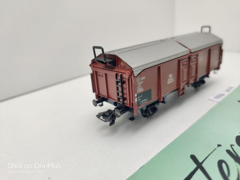 Märklin H0 AC 48786 1x Schiebedachwagen aus Set / Kmmks51 / NEM / DB