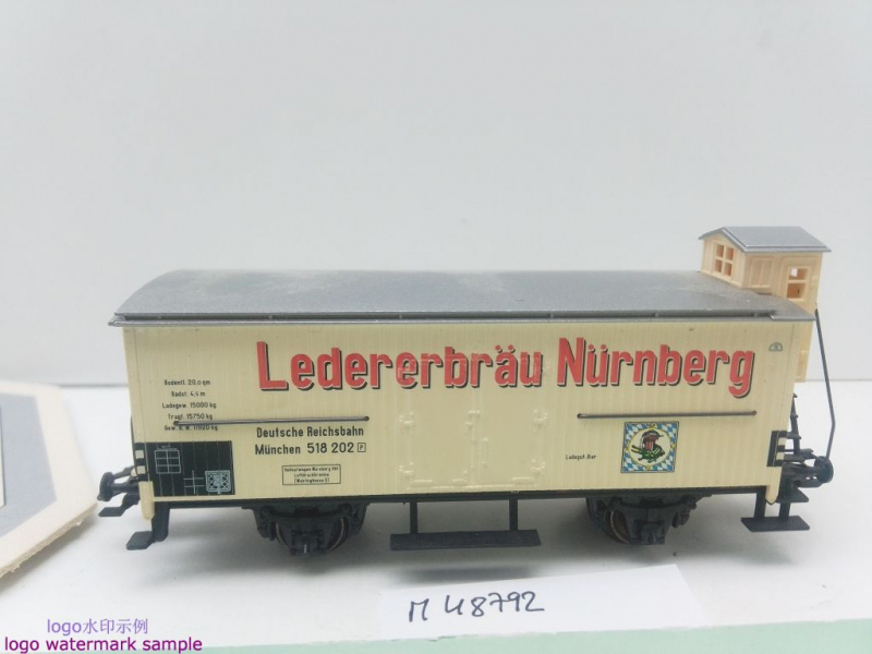 Märklin H0 AC 48792 1x Bierwagen "Ledererbräu" aus Set / NEM / DRG