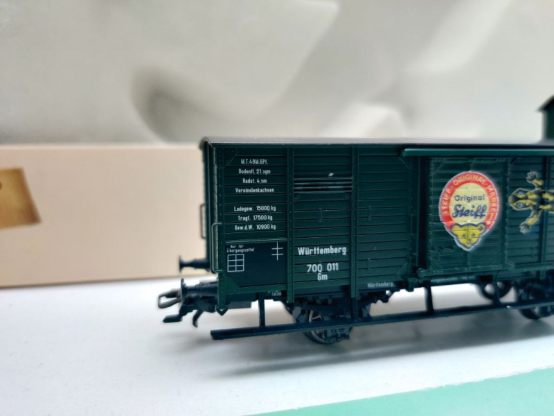 Märklin H0 AC 48806 Wagenpackung Steiff "Naturpark o Donau" NEM / K.W.St.E. / OVP