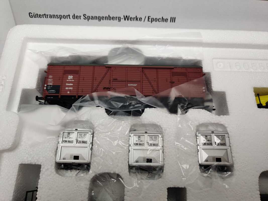 Märklin H0 AC 48812 / historische Themen-Set „Gütertransport der Spangenberg-Werke“ / OVP