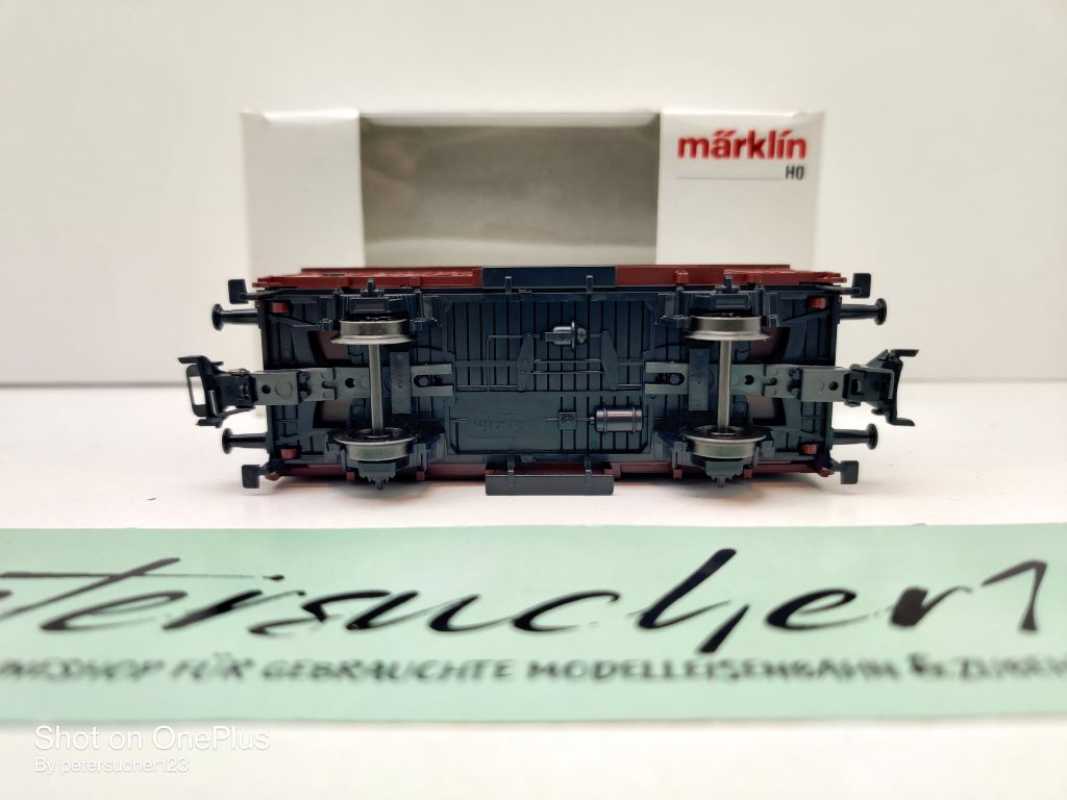 Märklin H0 AC 48881 Viehtransportwagen + Tiere V23 / NEM / DB / OVP