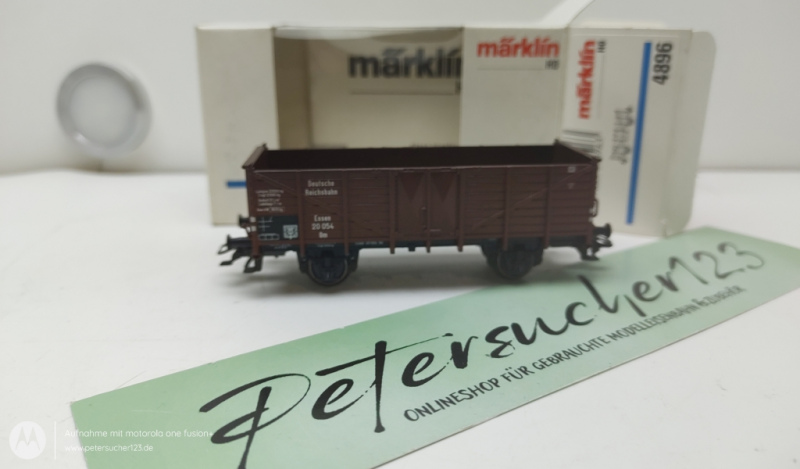 Märklin H0 AC 4896 Offener Güterwagen Braun / DR / OVP