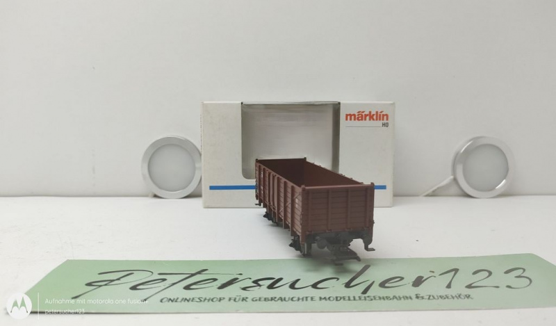 Märklin H0 4896 offener Güterwagen  / Om / NEM / DR (DDR) / OVP weiß