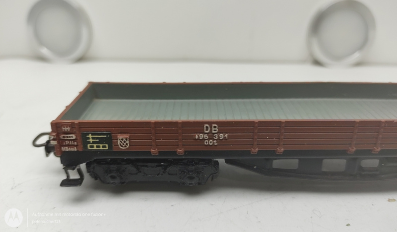 Märklin H0 AC 496 391 / 4-Achser Offener Güterwagen / Braun / DB