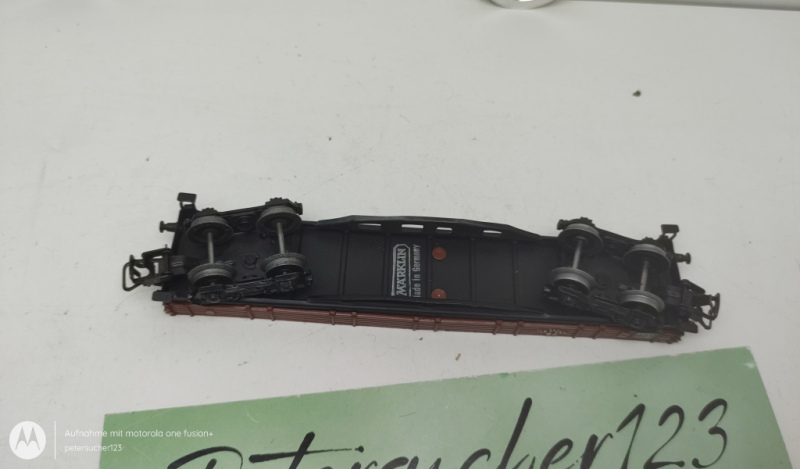 Märklin H0 AC 496 391 / 4-Achser Offener Güterwagen / Braun / DB
