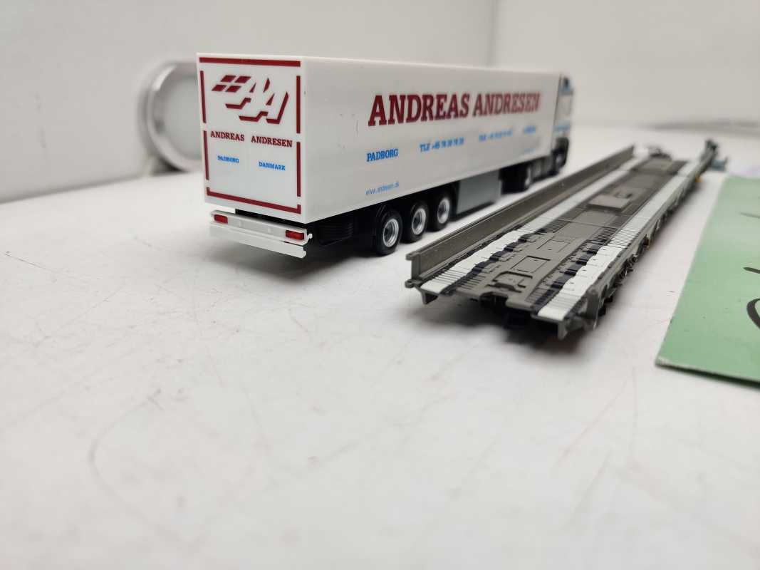 Märklin H0 AC 498 6 723-4 / rollende Landstraße / LKW Andresen / NEM / SBB