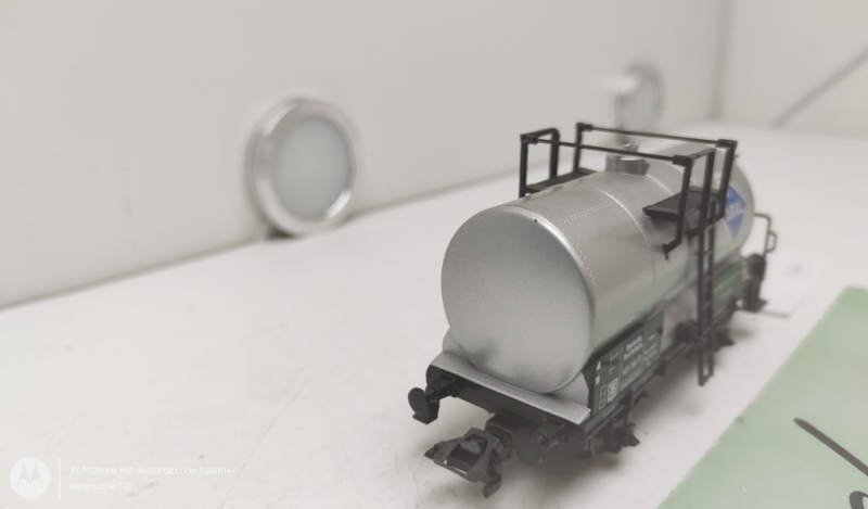 Märklin H0 AC 503 396  Kesselwagen / ARAL / Silber / Bremserhaus / DR