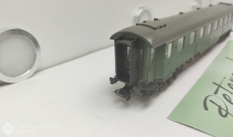 Märklin H0 AC 508018 Personenwagen 1.Kl. / Grün / DB / 4-Achser / Licht