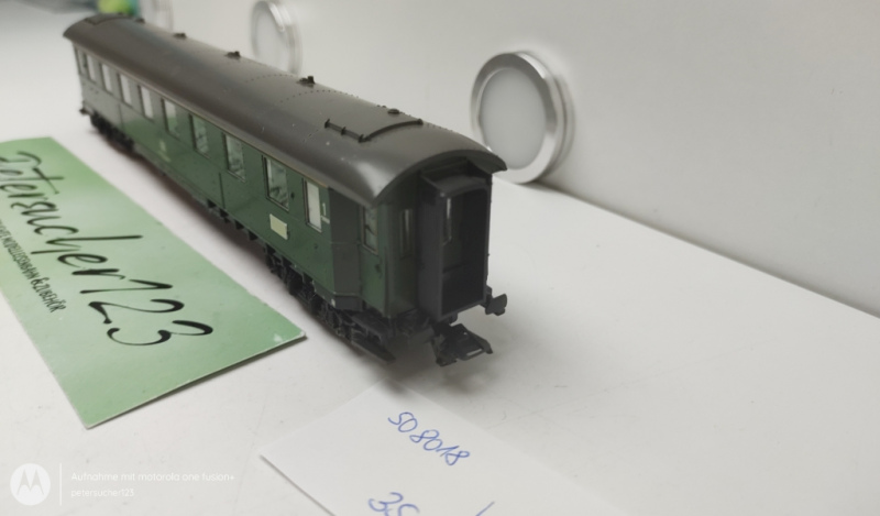 Märklin H0 AC 508018 Personenwagen 1.Kl. / Grün / DB / 4-Achser / Licht