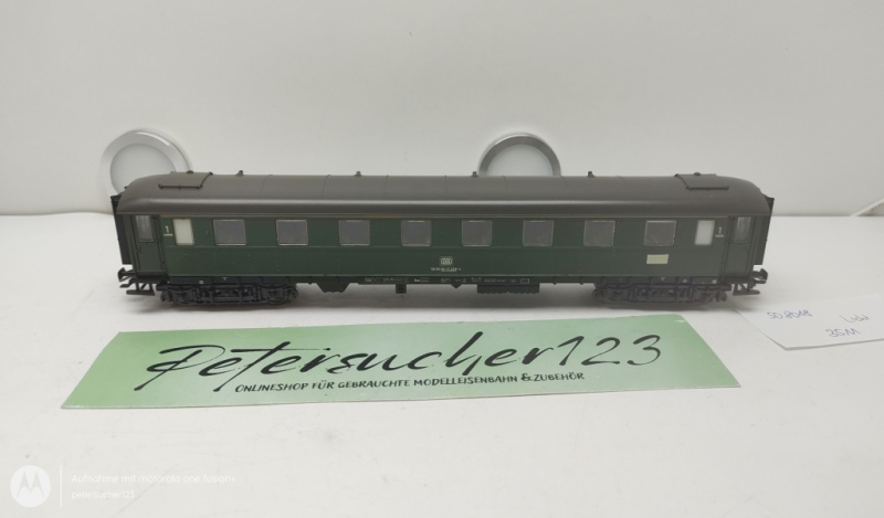 Märklin H0 AC 508018 Personenwagen 1.Kl. / Grün / DB / 4-Achser / Licht