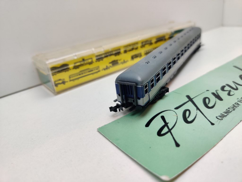 Minitrix N DC 51-3091-00 Schnellzugwagen 2.Kl. / Büm232 / DB / OVP