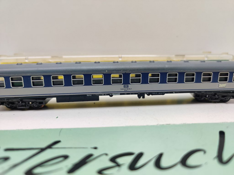 Minitrix N DC 51-3091-00 Schnellzugwagen 2.Kl. / Büm232 / DB / OVP