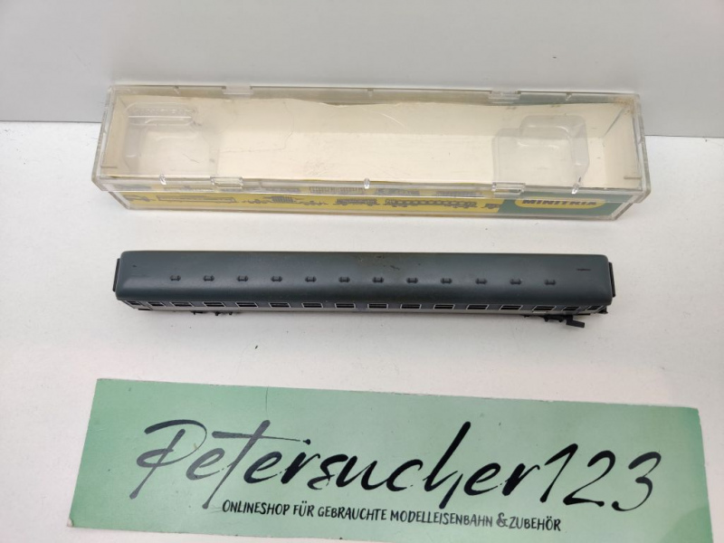 Minitrix N DC 51-3091-00 Schnellzugwagen 2.Kl. / Büm232 / DB / OVP