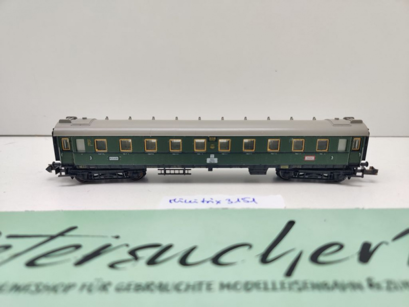 Minitrix N DC 13151 Schnellzugwagen 3. Kl / C4üe / DRG