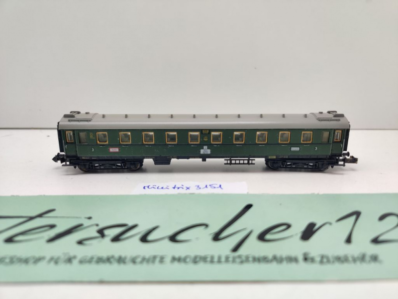 Minitrix N DC 13151 Schnellzugwagen 3. Kl / C4üe / DRG