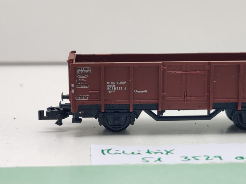 Minitrix N DC 51352900 neu 13529 Hochbordwagen E035 / DB