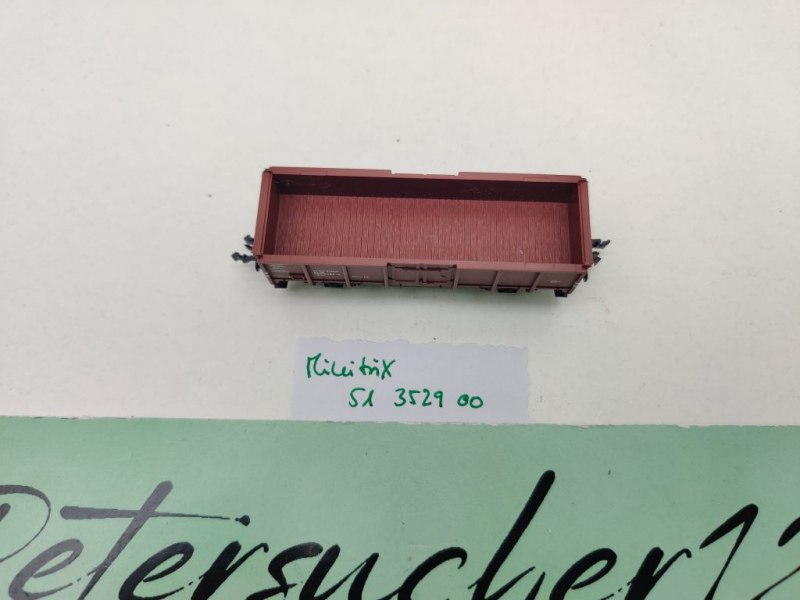Minitrix N DC 51352900 neu 13529 Hochbordwagen E035 / DB