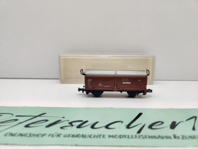 Minitrix N DC 51-3530-00 Schiebewandwagen / Tis858 / DB / OVP
