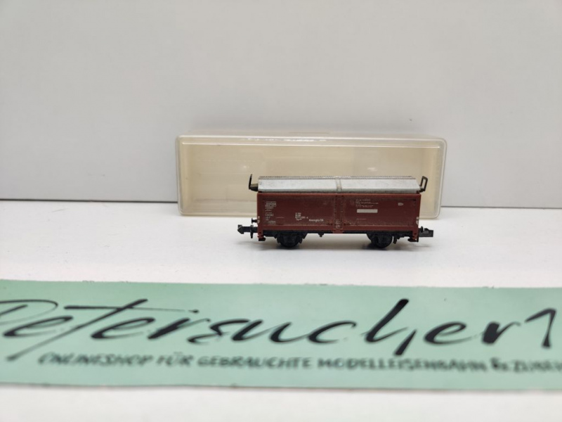 Minitrix N DC 51-3530-00 Schiebewandwagen / Tis858 / DB / OVP