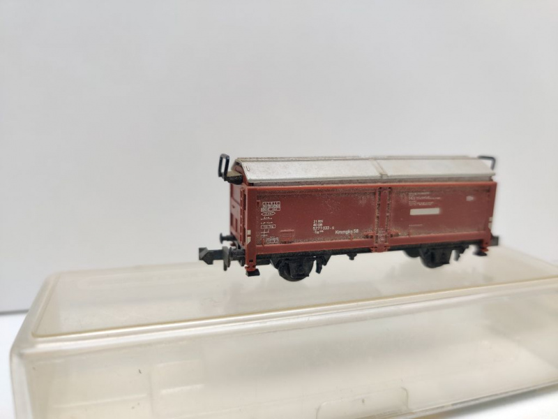 Minitrix N DC 51-3530-00 Schiebewandwagen / Tis858 / DB / OVP