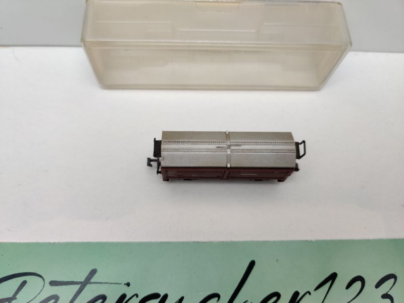 Minitrix N DC 51-3530-00 Schiebewandwagen / Tis858 / DB / OVP