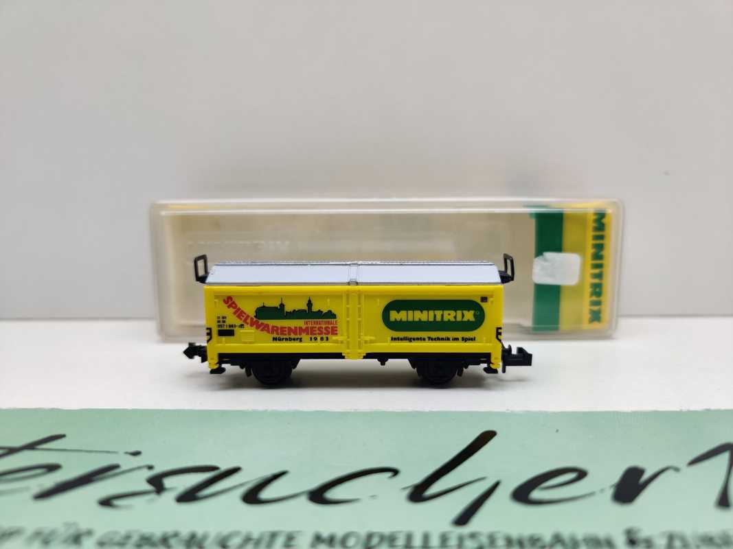 Minitrix N DC 51 3530 83 Schiebewandwagen "Spielwarenmesse'83 Tis858 / DB / OVP