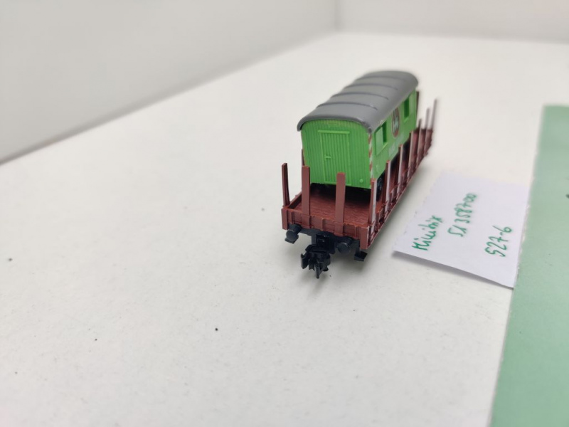 Minitrix N DC 51358700 Rungenwagen + Bauwagen "Hans Kraus NBG" Klm441 / DB