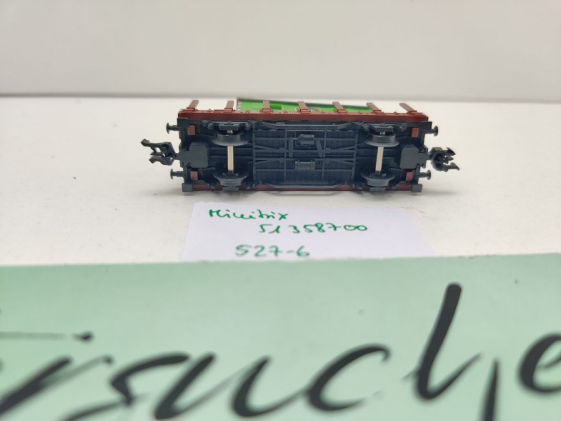 Minitrix N DC 51358700 Rungenwagen + Bauwagen "Hans Kraus NBG" Klm441 / DB
