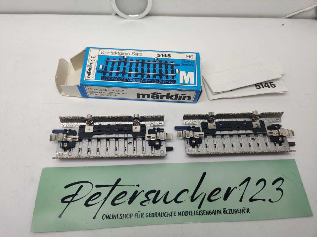 Märklin H0 AC 5145 geraden Kontaktgleis-Satz für das klassische M-Gleissystem / OVP