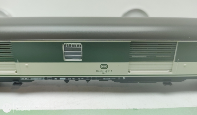Märklin H0 AC 4093 / 518092 Gepäckwagen / Grün / DB / Schiebetüren