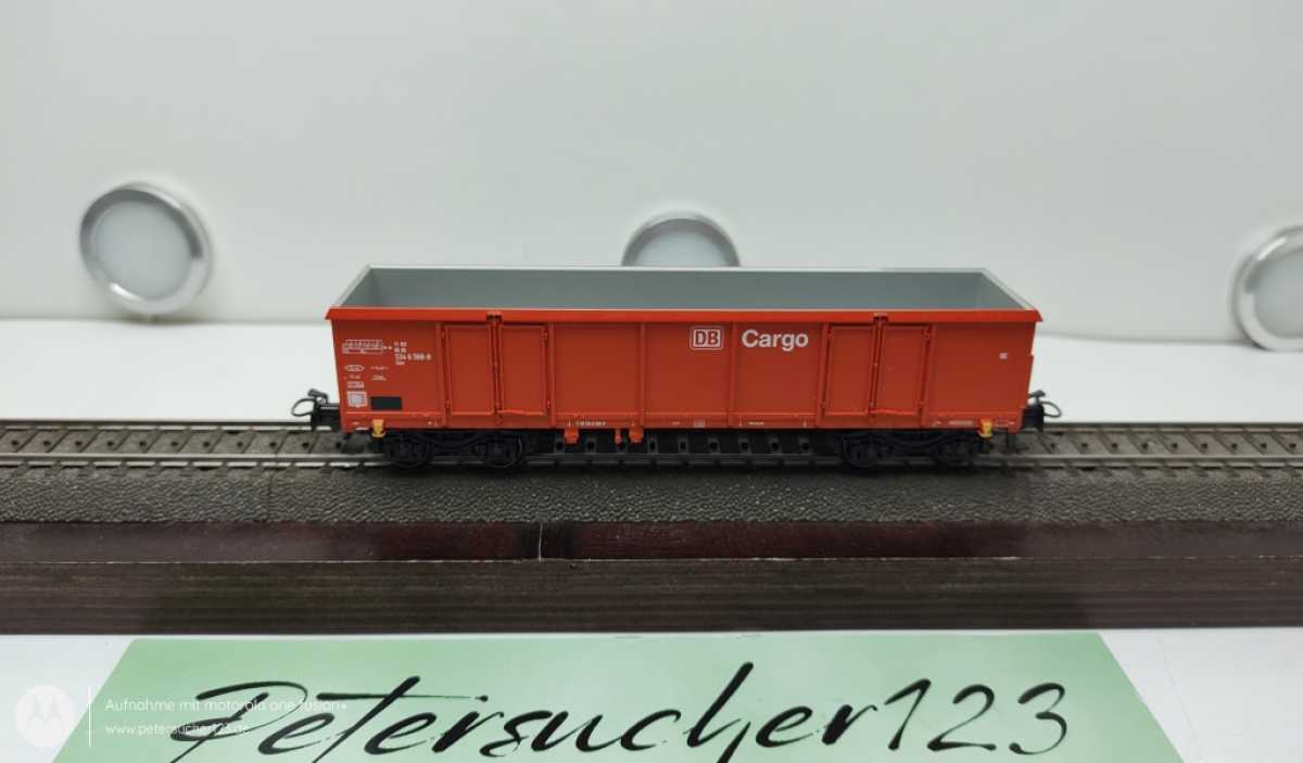 Märklin H0 534 6 568-8 Offener Güterwagen / Cargo / 4-Achser / Rot / DB