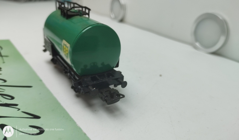 Märklin H0 AC  581694 Kesselwagen BP / 2-Achser / Grün / DB